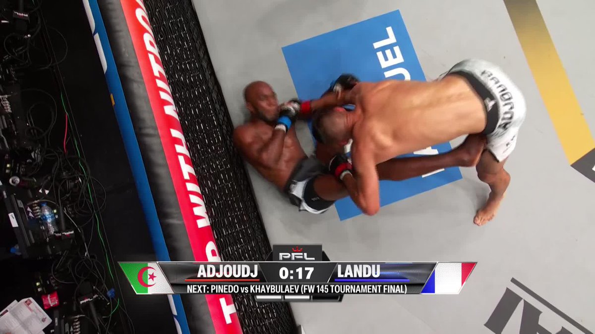 Big shots from both fighters to close out Round 2. [ #PFLWorldTournament | LIVE NOW ESPN/ESPN+ ]