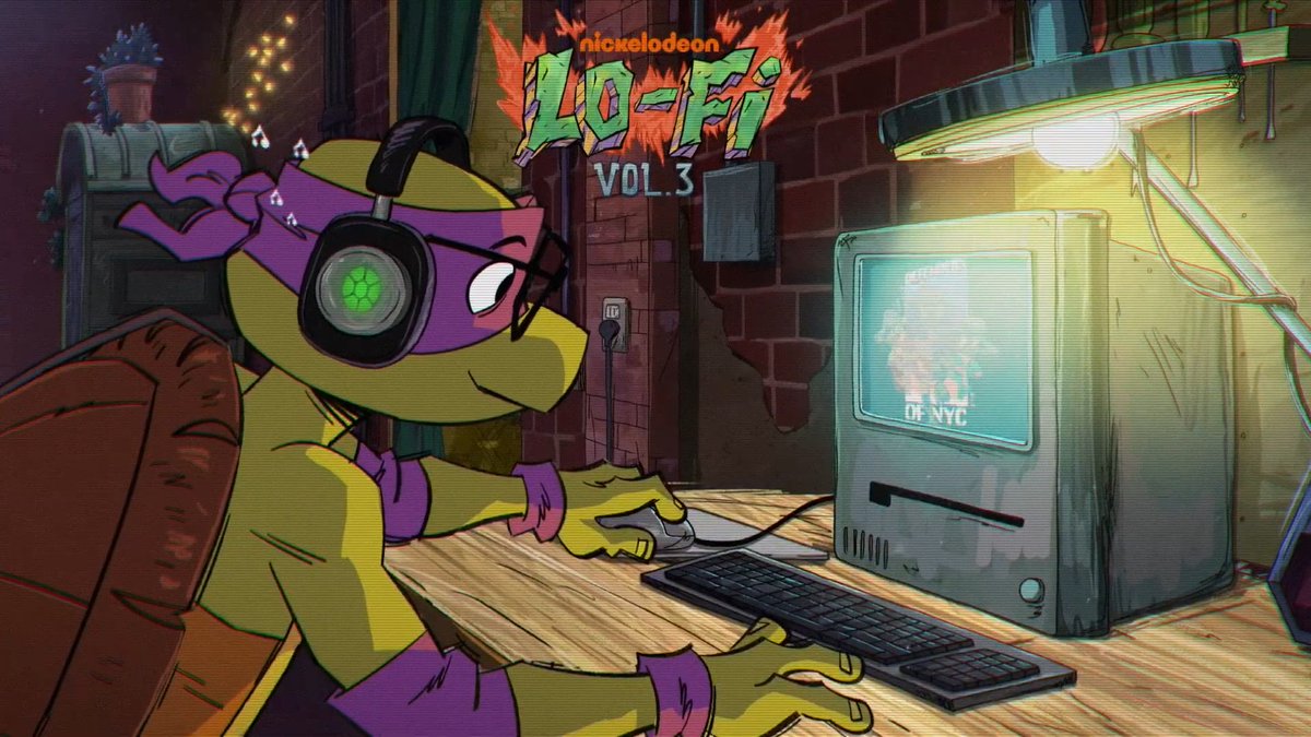 via Nick Music LoFi Beats with the Teenage Mutant Ninja Turtles 🐢🎶