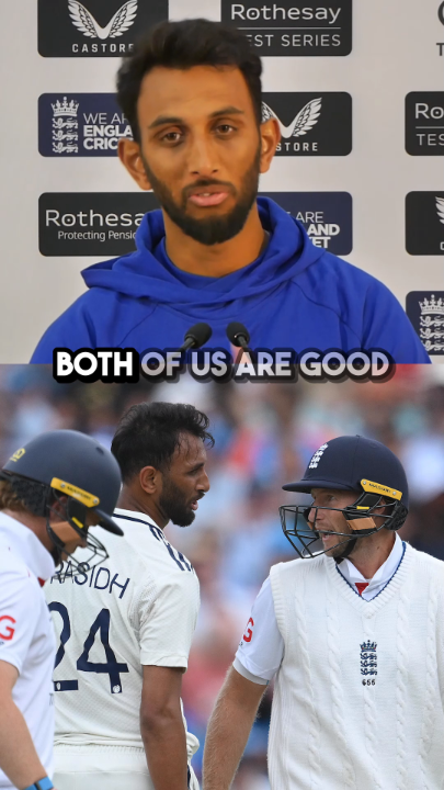 Prasidh Krishna about the sledge with his friend Joe Root. 😄
