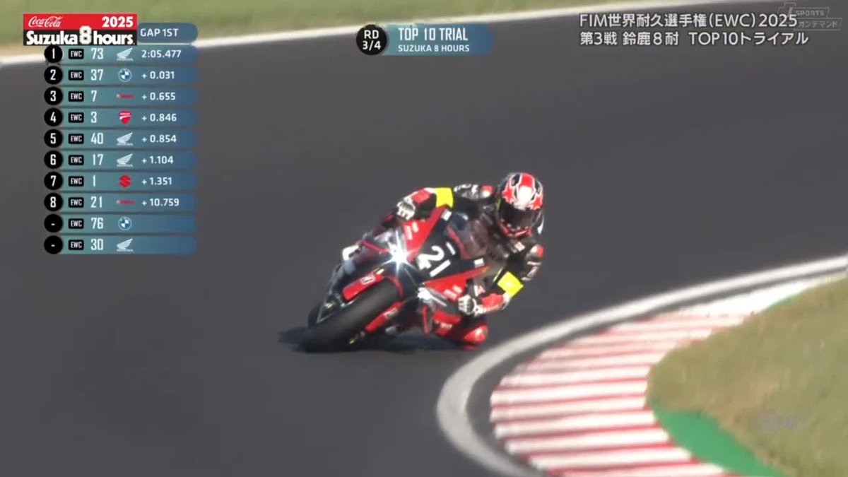 😭😭😭😭 素晴らしいラップタイムで走っていた 21号車 YAMAHA ジャック・ミラー まさかこんなことが...😭 #鈴鹿8時間耐久ロードレース 8/1～8/3 超徹底LIVE配信！ 🔽ご視聴/ご購入は🔽 #鈴鹿8耐 #Suzuka8Hours #EWC