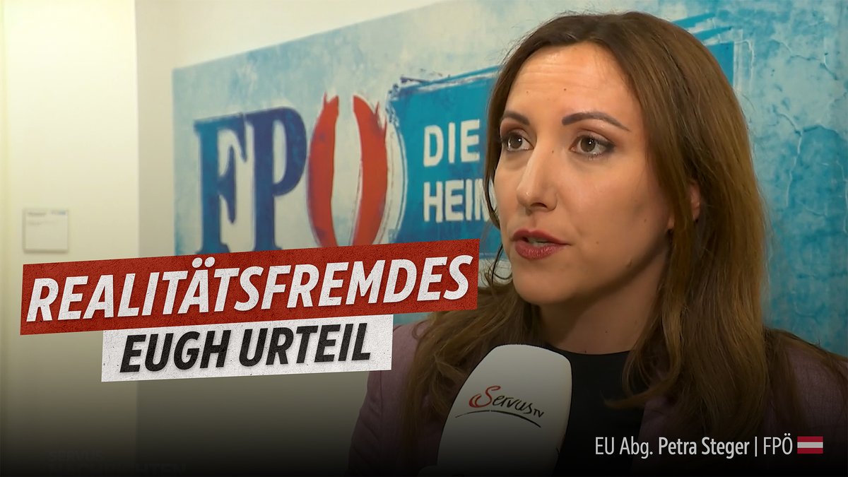 Klare Worte bei ServusTV: Zum neuesten EuGH-Urteil habe ich im Interview klargemacht: Wer Abschiebungen faktisch verunmöglicht, gefährdet die Sicherheit in Europa. Diese EU-Justiz handelt nicht im Interesse der Bürger, sondern im Sinne ideologischer Utopien.