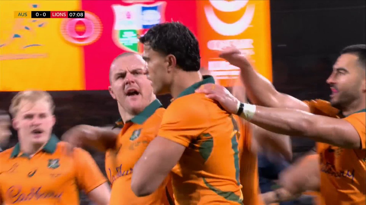 First blood to Australia! Dylan Pietsch with a textbook finish in the corner! ๐ฆ๐บ