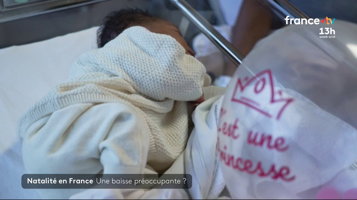 🔴 Baisse de la natalité en France : entre janvier et juin, la France a enregistré plus de décès que de naissances. "C'est [aussi] la conséquence d'une bonne nouvelle, le fait que l'on vit plus longtemps" affirme Laurent Toulemon, directeur de recherche à L'INED. #JT13H