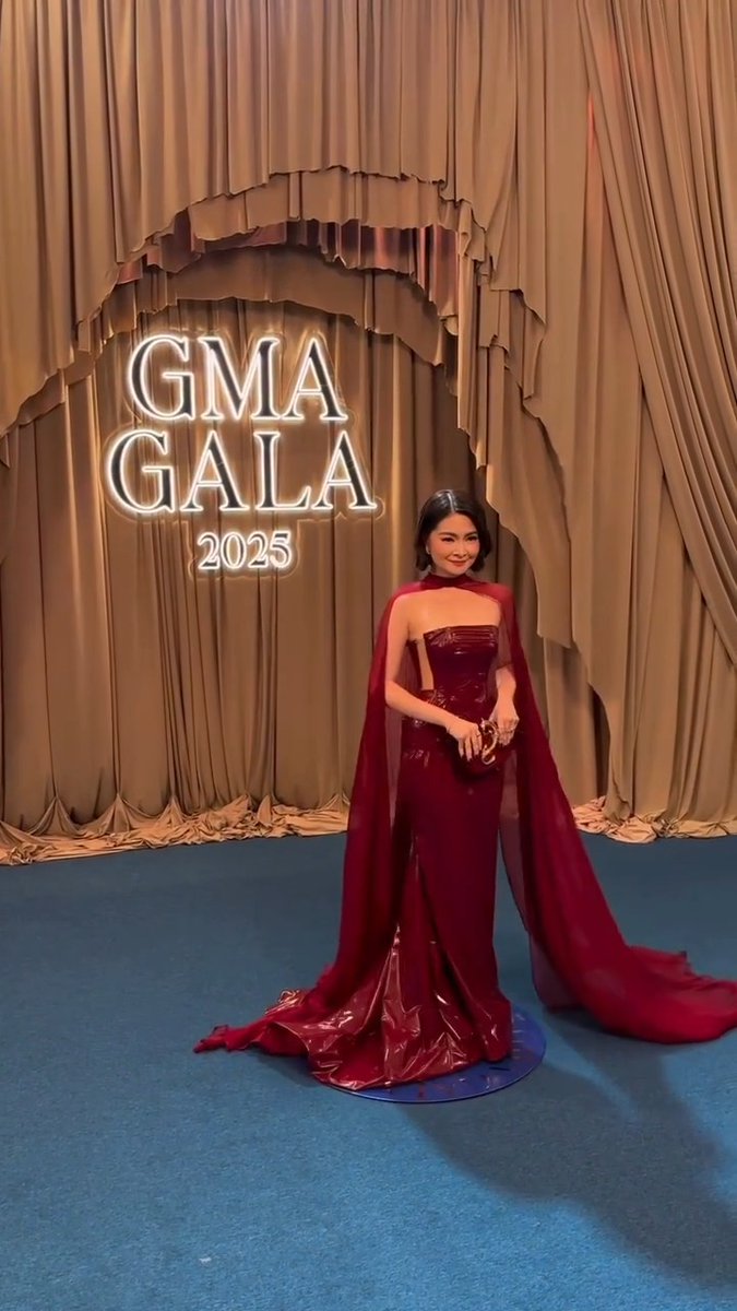 #BeautyEmpire and #P77Movie star #BarbieForteza is here to paint the night red ❤️✨ #GMAGala2025