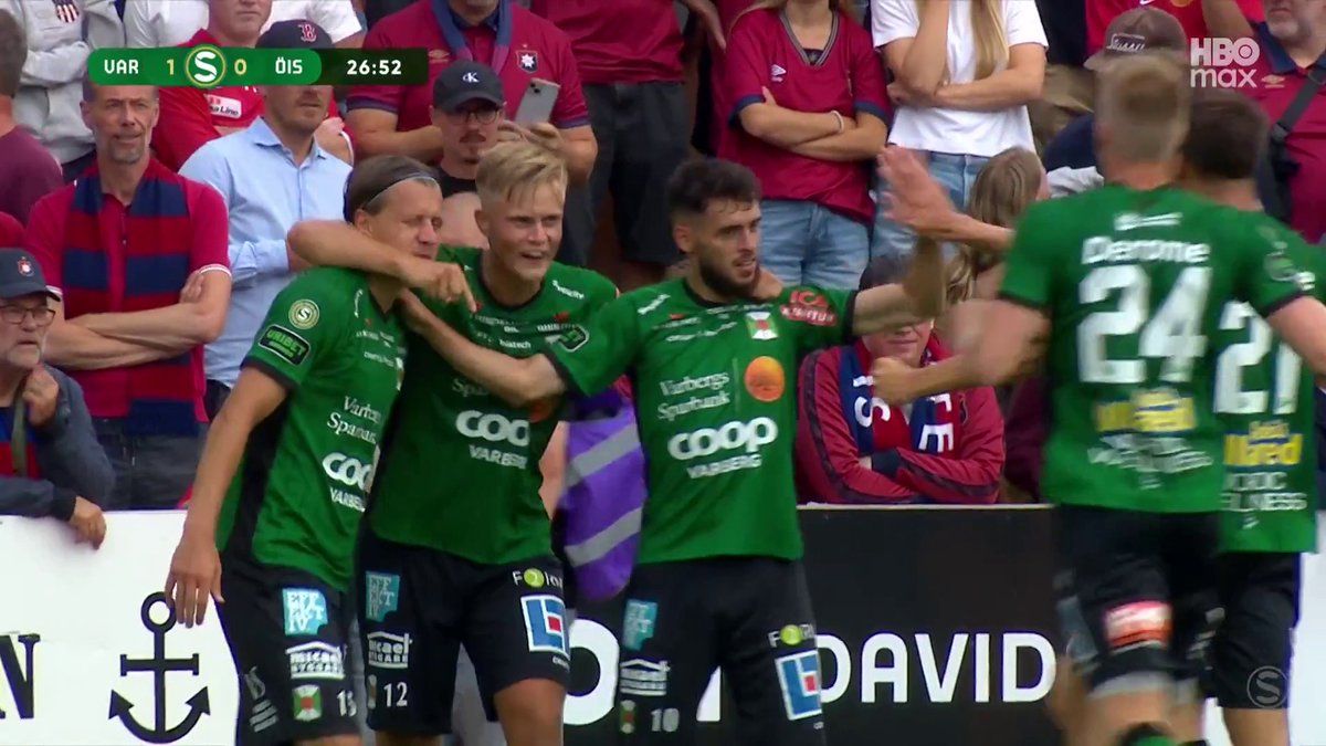1-0 på Påskbergsvallen för Varbergs BoIS mot Örgryte IS! Laorent Shabani med målet 🟢⚫ 📲 Se matchen på HBO Max