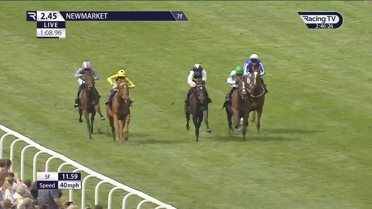 Galiway filly Inis Mor makes quite a stylish debut for the David Menuisier 🇬🇧🇫🇷🇪🇺🌍 team Newmarket Racecourse ⚪️🟢