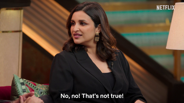 Only propaganda Parineeti Chopra fell for 💕 Watch the new episode of The Great Indian Kapil Show with Parineeti Chopra and Raghav Chadha, streaming now, only on Netflix.