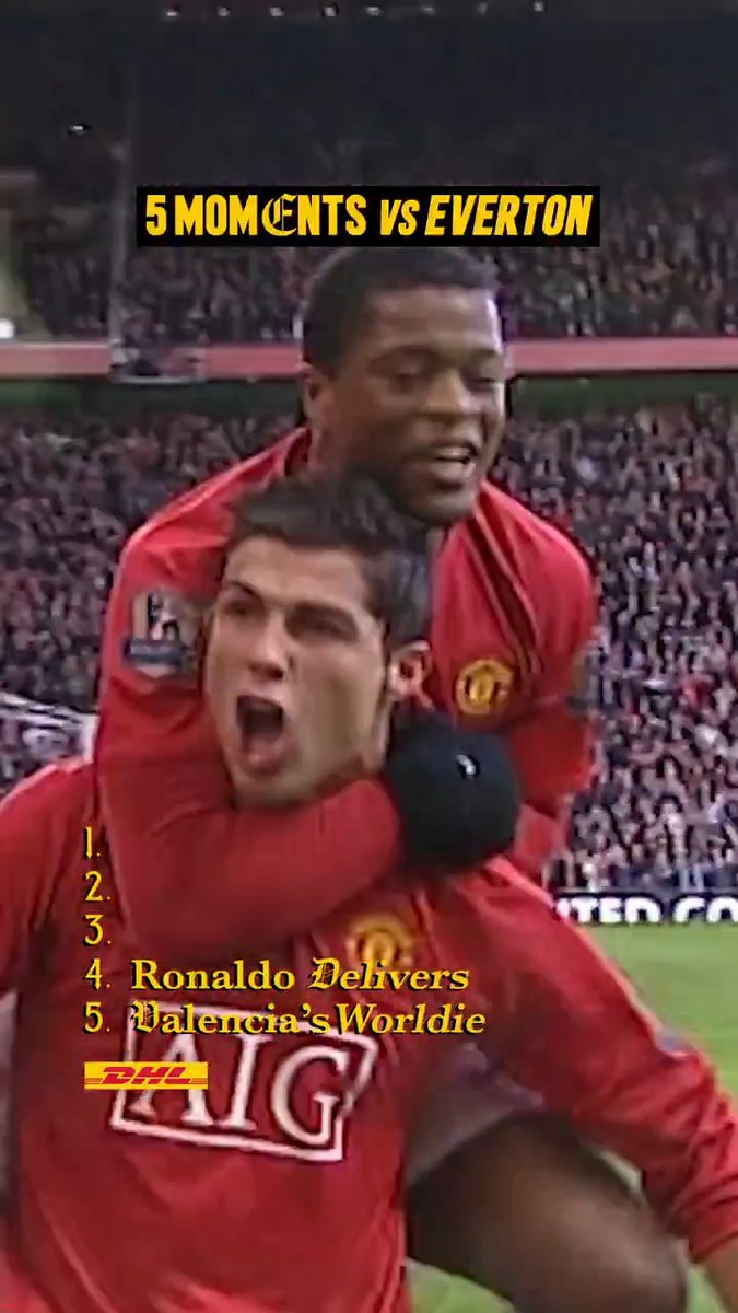 🖐 times we delivered against the Toffees 🍬 📦 DHL Man Utd