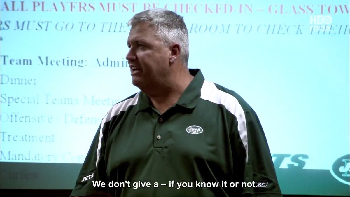 Rex Ryan knows how to give a speech 👏 #HardKnocks | @NYJets