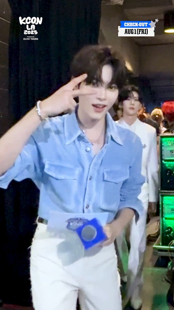 [#KCONLA2025] M COUNTDOWN 💙 DAY 1 CHECK OUT CAM. 📽️ Catch you tomorrow! 🎡 - KCON LA 2025 AUG 1-3 Arena, LA Convention Center Let’s #KCON