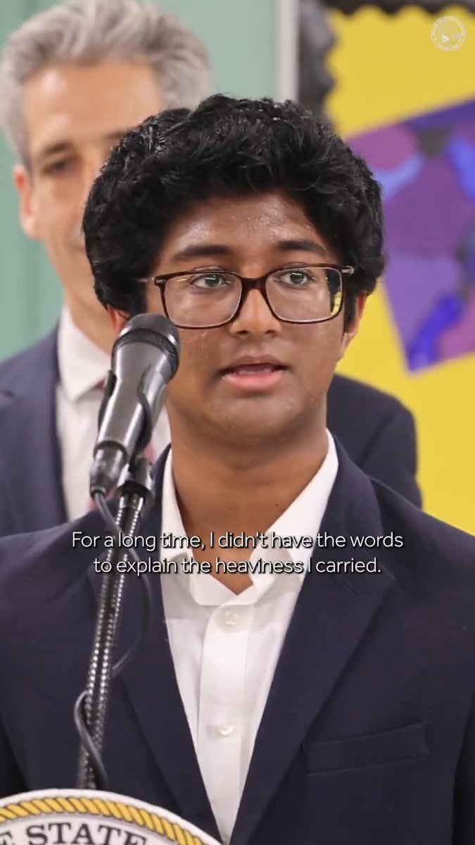 Inspired by Abhinav's bravery in sharing his story. Let me say to any young person struggling or anxious: You are not alone. As isolating and overwhelming mental health challenges can be, we are here for you.