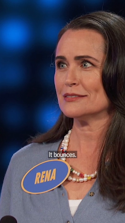 It's all about the bounce 🤣 Stream #CelebrityFamilyFeud on Hulu!