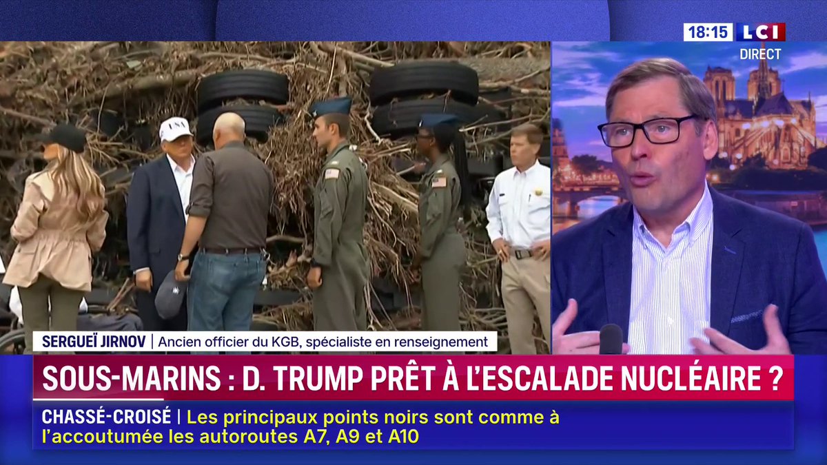 Dmitri Medvedev provoque la colère de Donald Trump : "Medvedev est le clown méchant de Poutine, Trump est tombé dans le piège", estime Sergueï Jirnov, auteur, ex-espion du KGB, expert