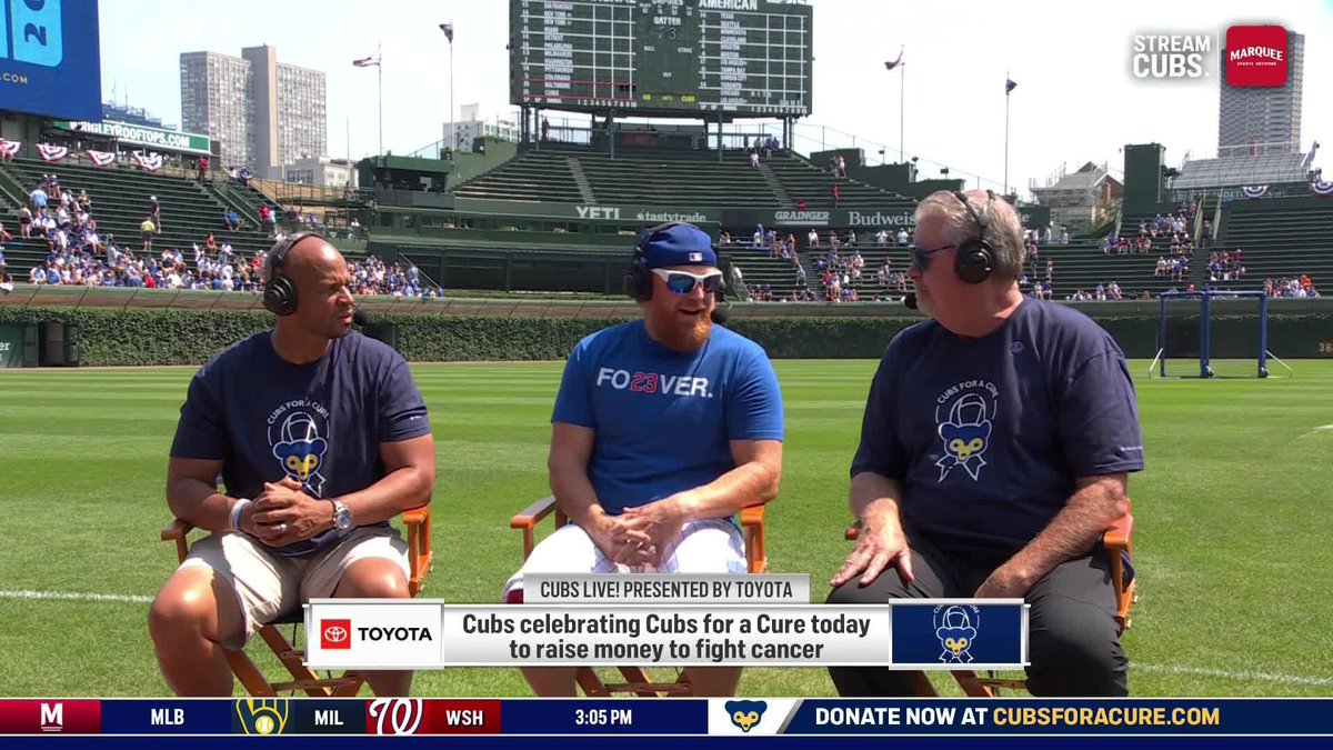 Justin Turner and his family are matching all donations up to $10,000 for the next 30 minutes for Cubs for a Cure 👏 Donate here! -