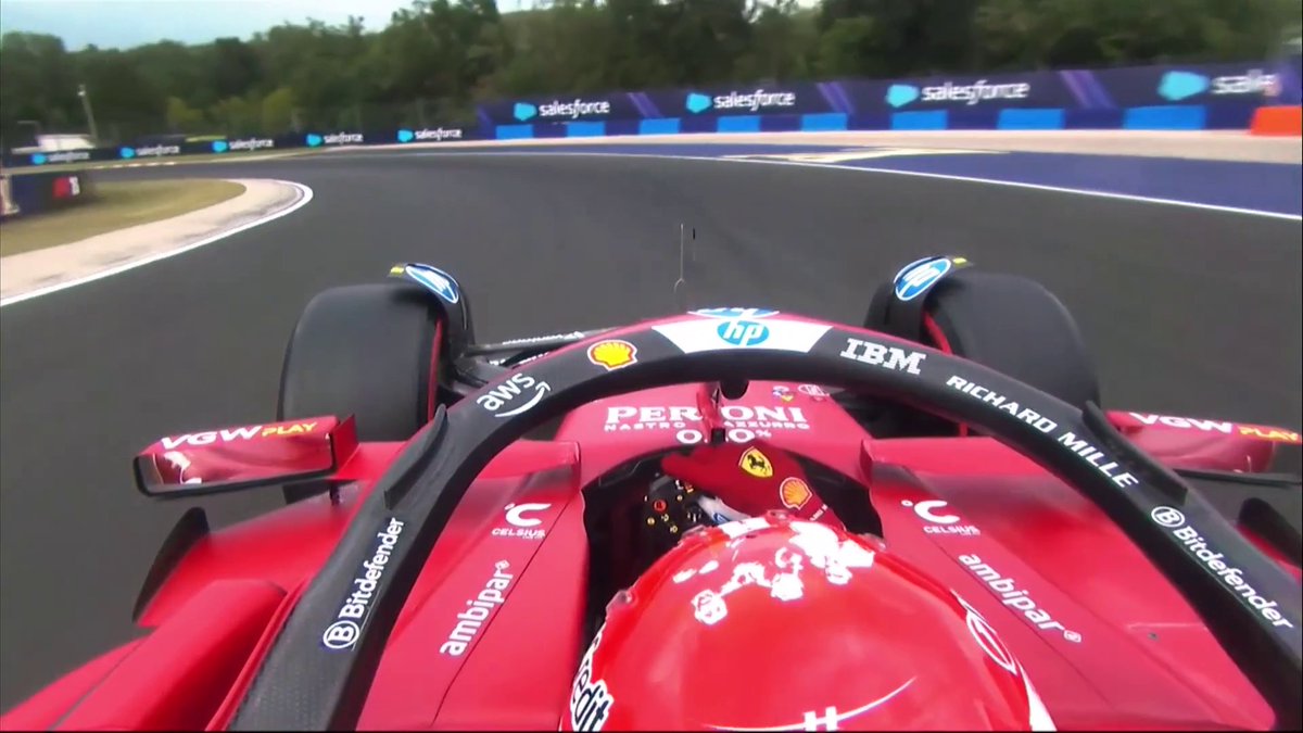 Le tour complet du poleman Charles Leclerc en Q3 💨🤯 #HungarianGP #F1