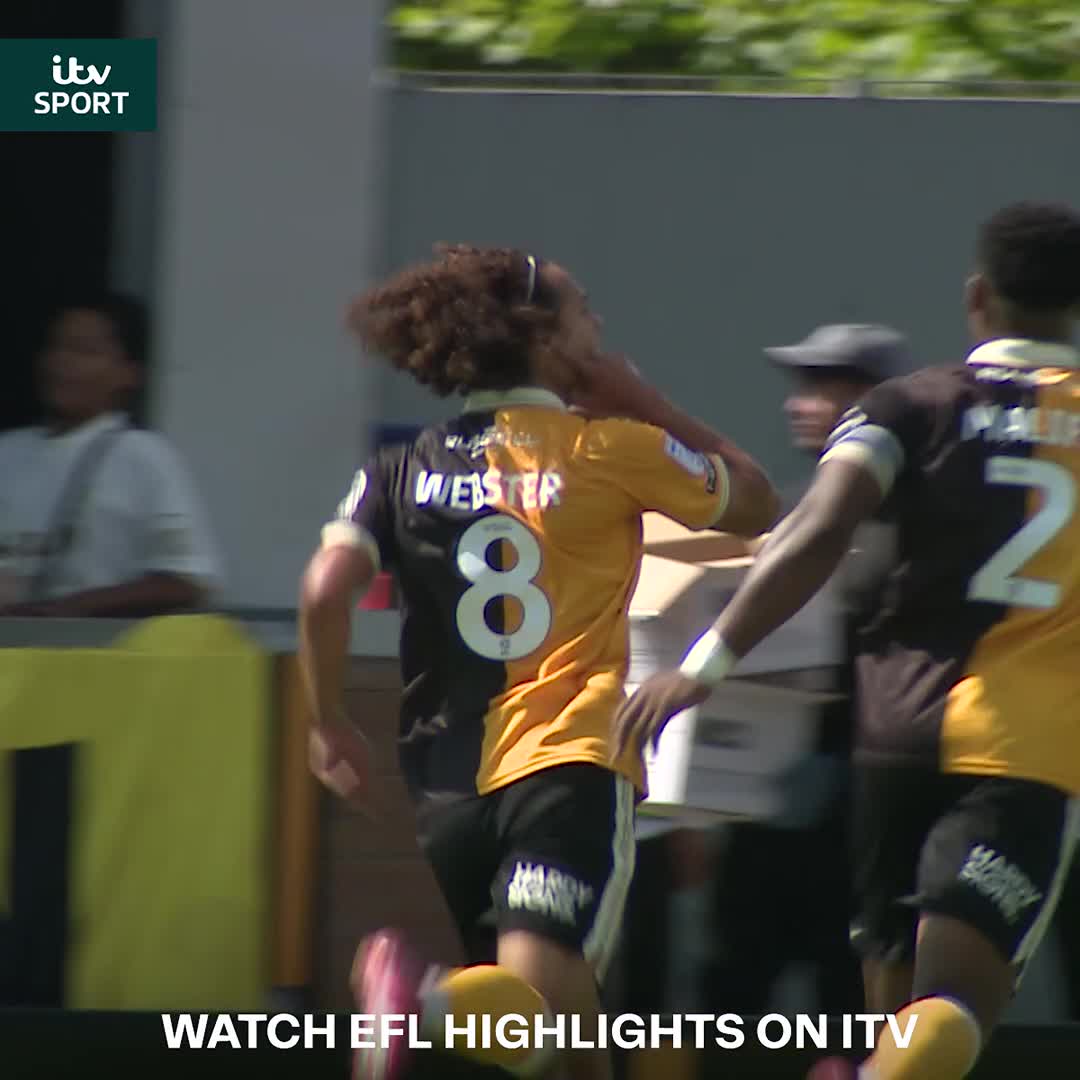 It's a STUNNER from Charlie Webster 🤩 Burton Albion FC on top in the 'Nigel Clough derby'