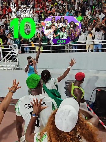 From one to ten ,every number echoes greatness. 🔟🇳🇬 This is what dominance looks like. #TotalEnergiesWAFCON2024| #BornWinners