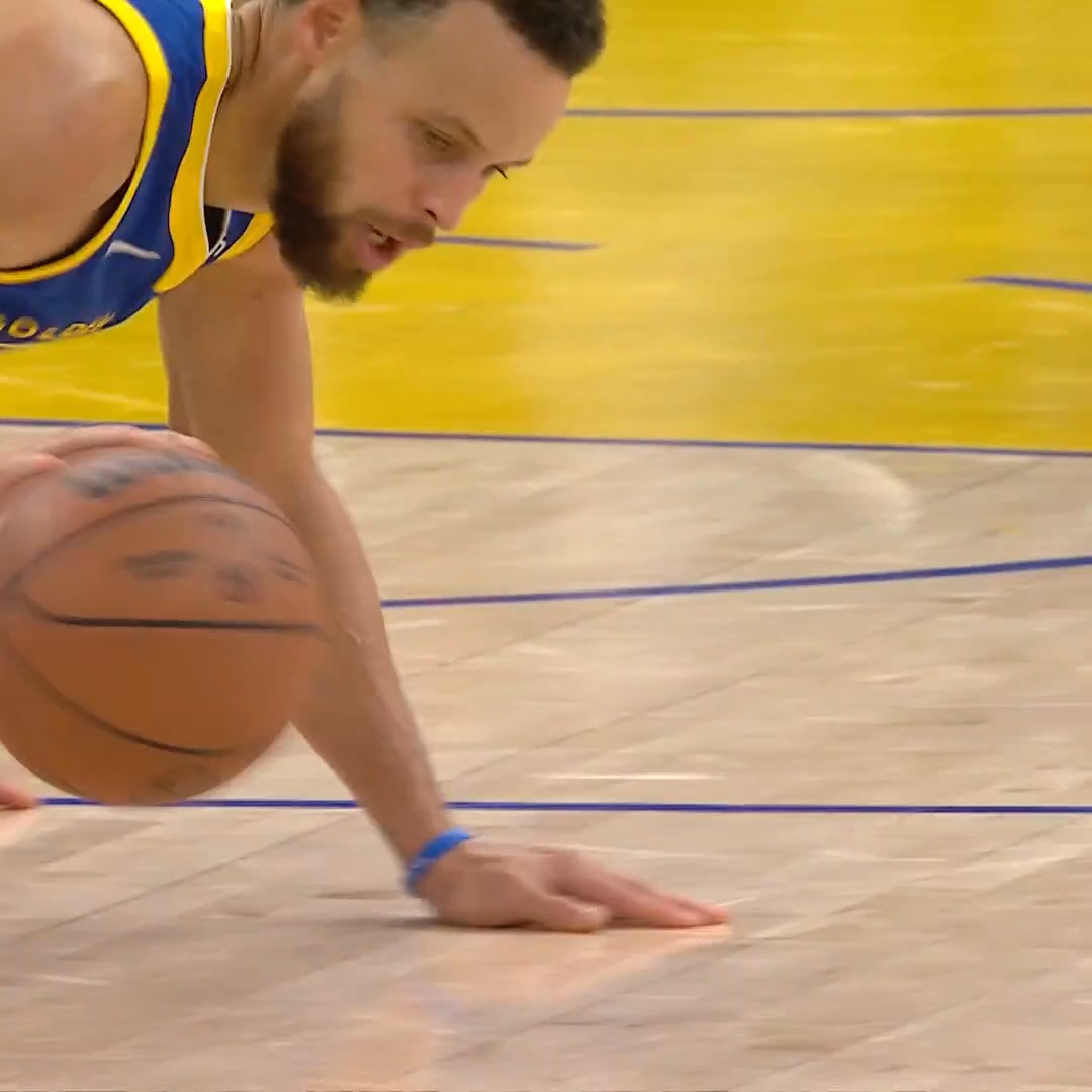 How did he keep this alive?! #NBAHandlesWeek