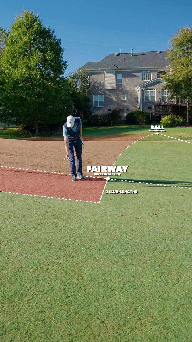 If your ball is out of bounds, there is a local rule that allows you to drop in the fairway!