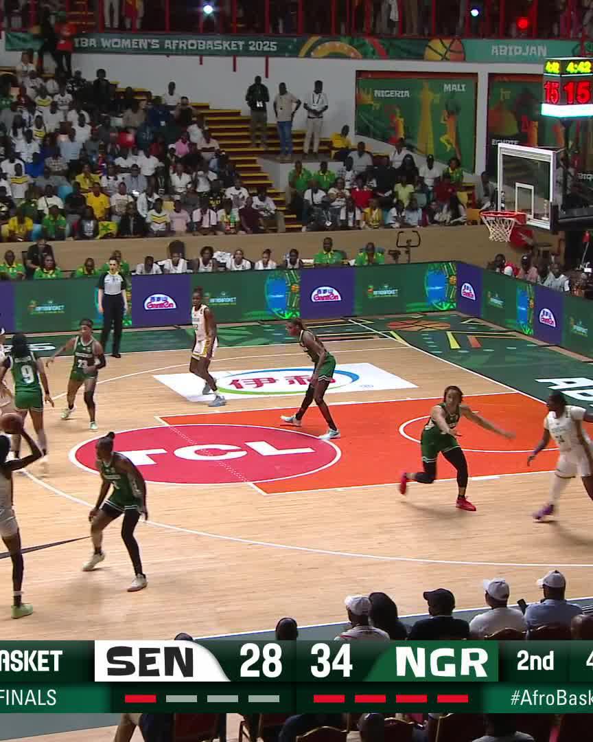 🤯 What a 2-way play by 🇳🇬 Victoria Macaulay! 😍🔥 Official Team Nigeria Basketball x #AfroBasketWomen #LeadWithLegacy