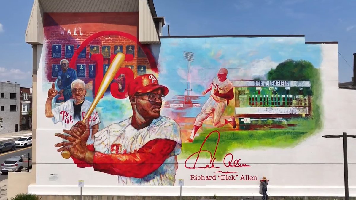 Larger than life. Hall of Famer Dick Allen’s legacy is forever immortalized in South Philly
