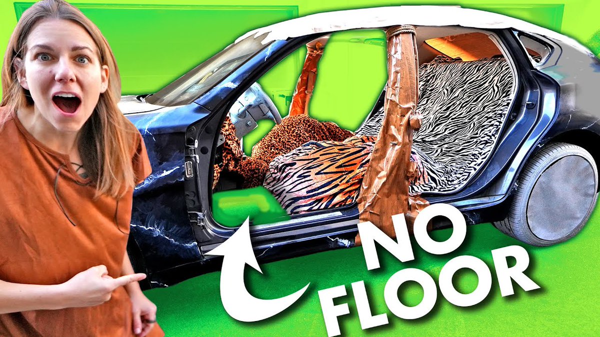 I made a Flintstones car…CAN WE WALK IT AROUND?