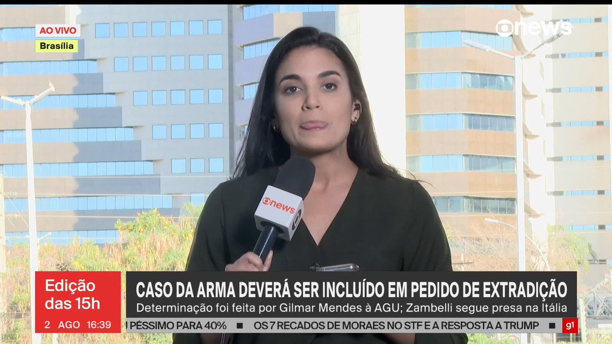 Caso Zambelli: STF determina inclusão do episódio de perseguição armada no pedido de extradição; deputada segue presa na Itália. #JornalGloboNews ➡ Assista à #GloboNews: