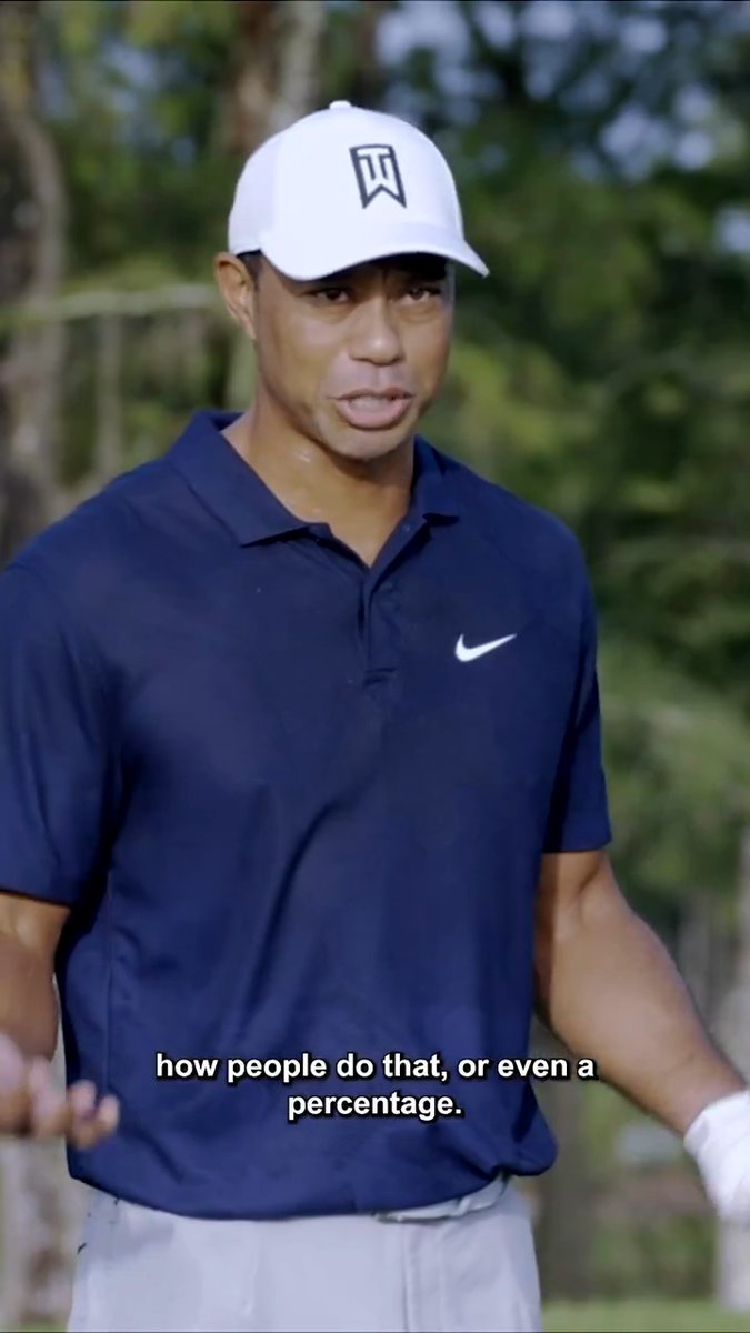 🚨⛳️🏌️ #GOLF TIP: Tiger Woods walks through how to hit partial wedge shots ✅ TWLEGION