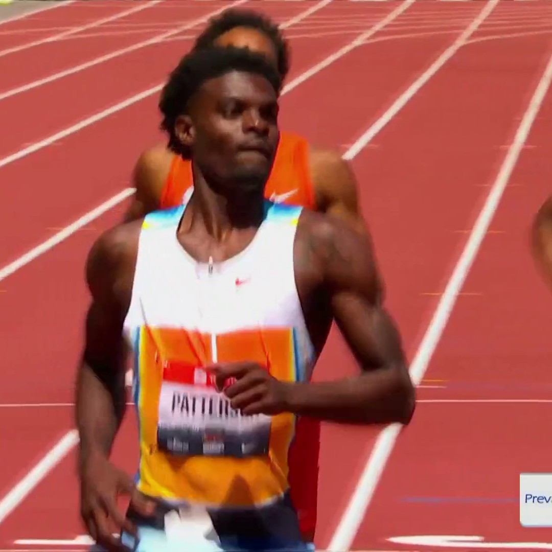 WATCH: Jacory Patterson, who started off the year unsponsored and working for UPS, wins the U.S. Outdoor Track and Field Championships 400m title in 44.16. Chris Bailey was second in 44.43s. Khaleb McRae qualifies for Tokyo in 44.45s. #USATFOutdoors