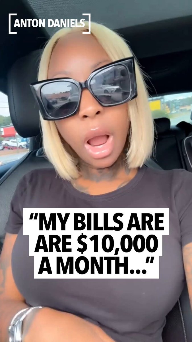 Woman with 2 kids says her bills are $10,000 a month, men that come into her life need to spend cash