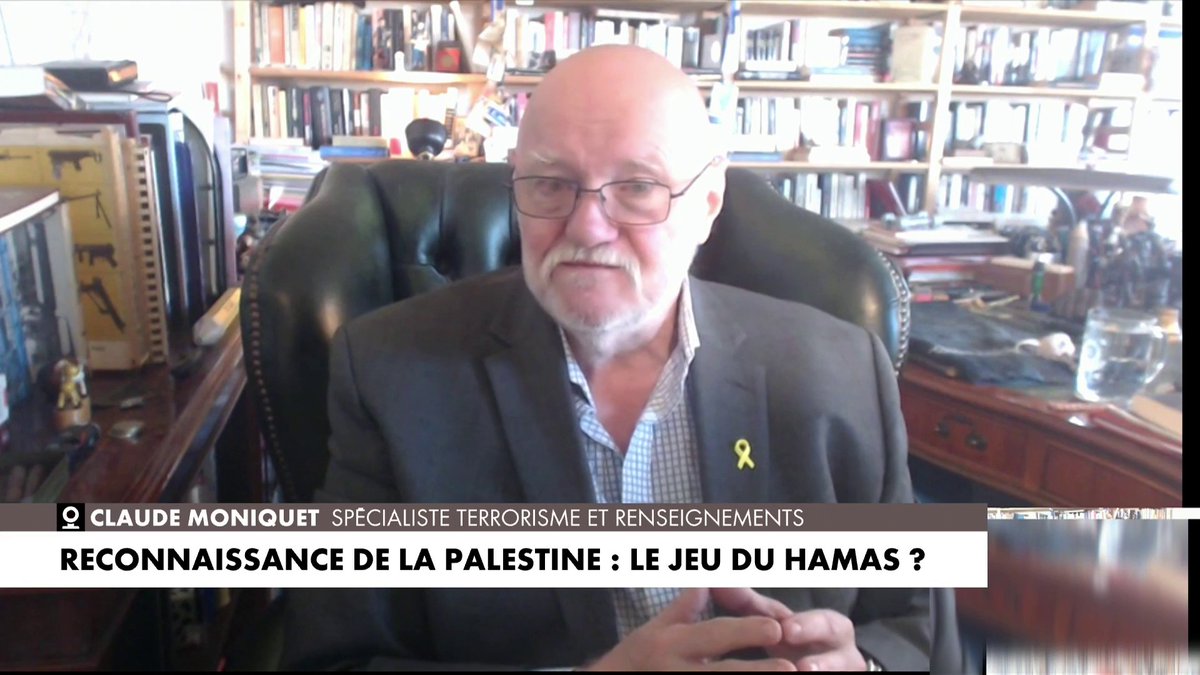 Claude Moniquet, spécialiste en terrorisme, sur la reconnaissance d'un état palestinien pouvant faire le jeu du Hamas : «C'est une prime au terrorisme et aux massacreurs du 7-Octobre», dans #LaMatinaleETE