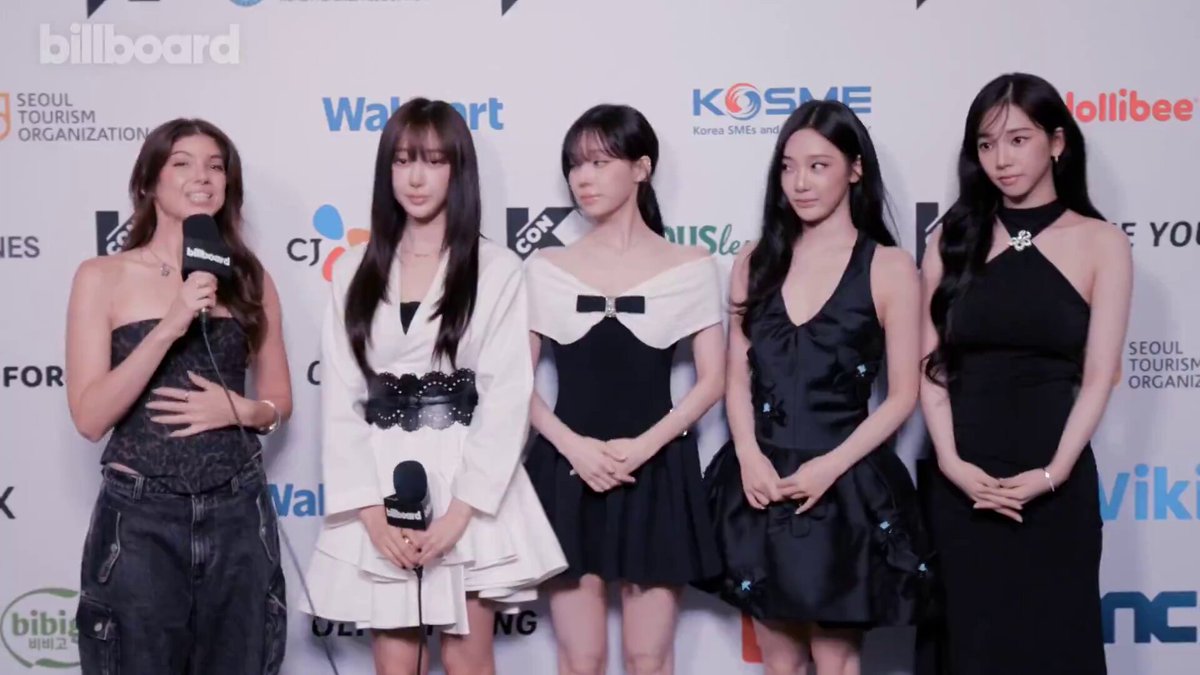 aespa with Billboard at KCON LA 2025