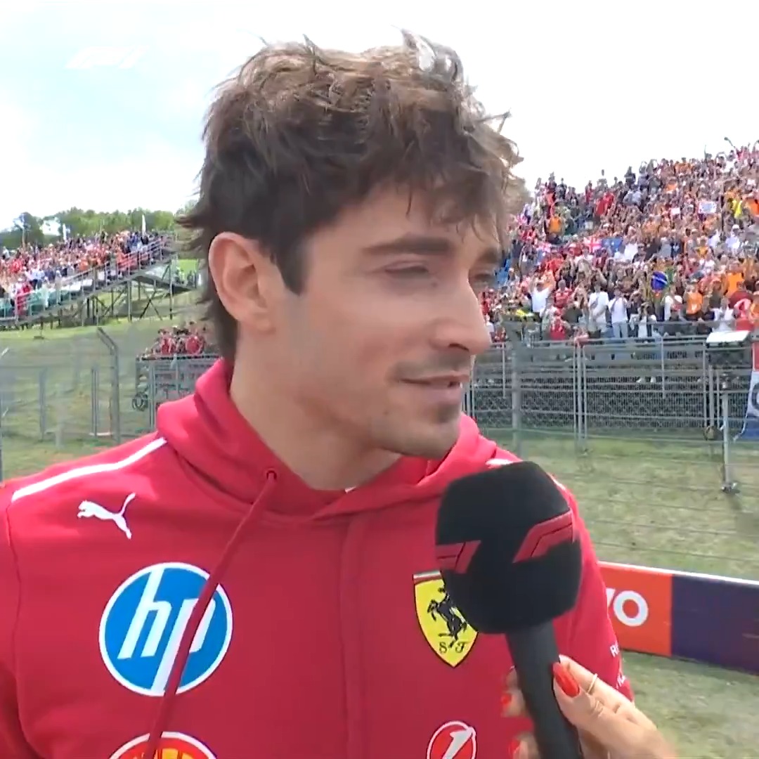 Charles is wary of McLaren's pace but says he can battle for the win 💪 #F1 #HungarianGP