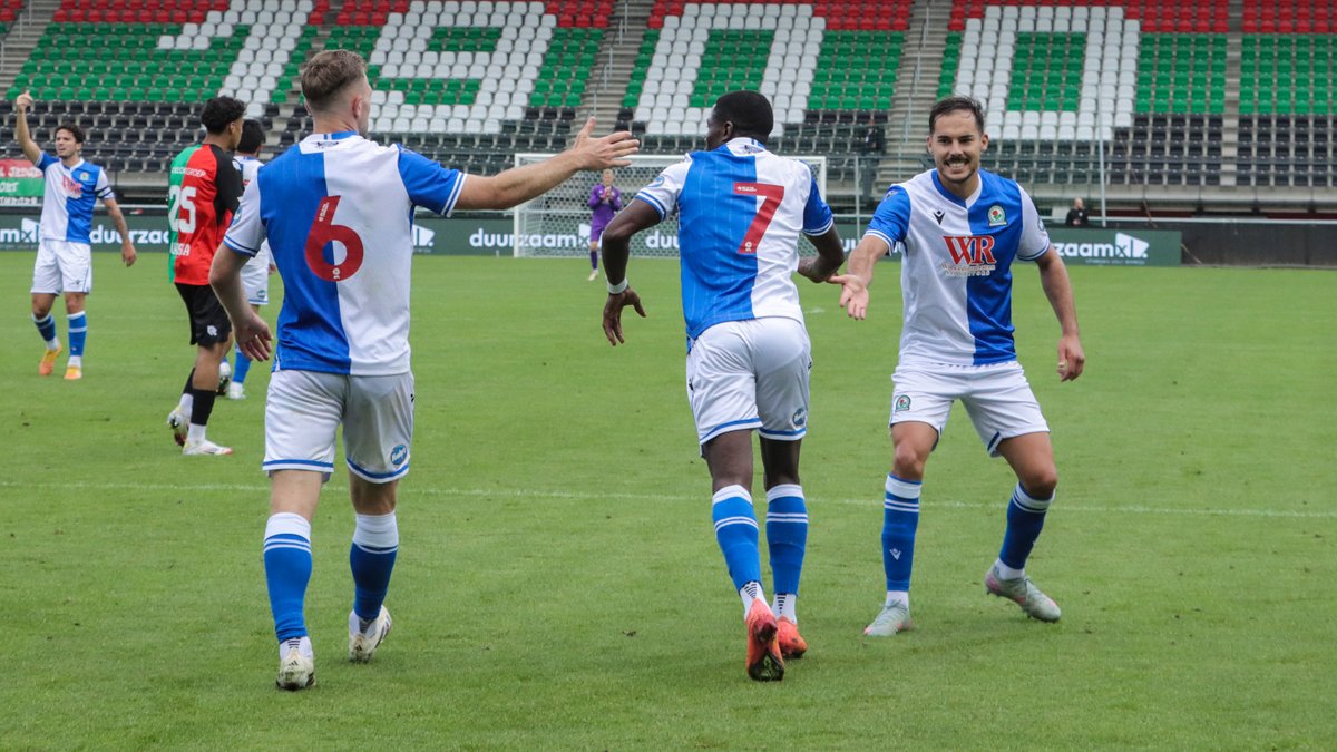🎯 A lovely finish by AK 🇸🇱 AK | #NECvROV | #Rovers 🔵⚪️