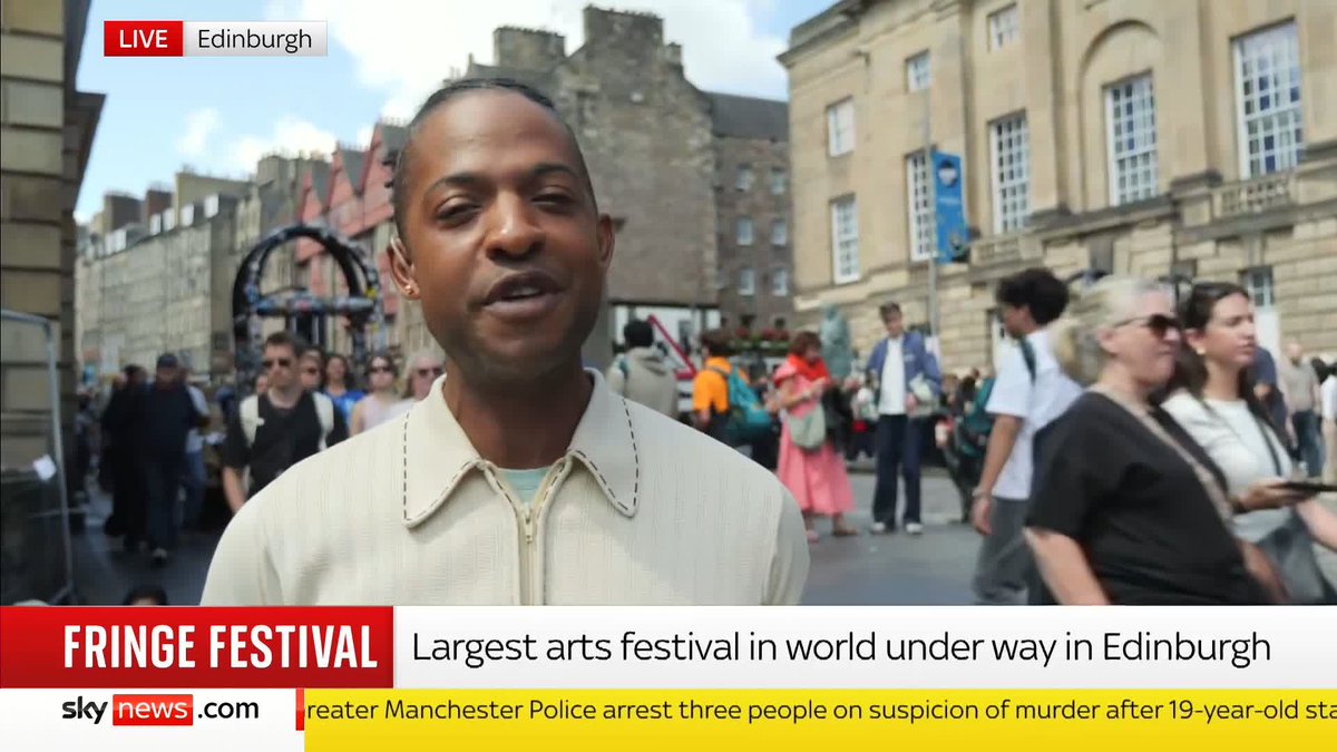 Sky's Jayson Mansaray meets Max Fulham and his ‘grandad' ahead of their turn at the Edinburgh Fringe to discuss the impact Oasis is having on the cost of staying in the city during the festival Watch our digital edit all about the Fringe here: 📺 Sky 501