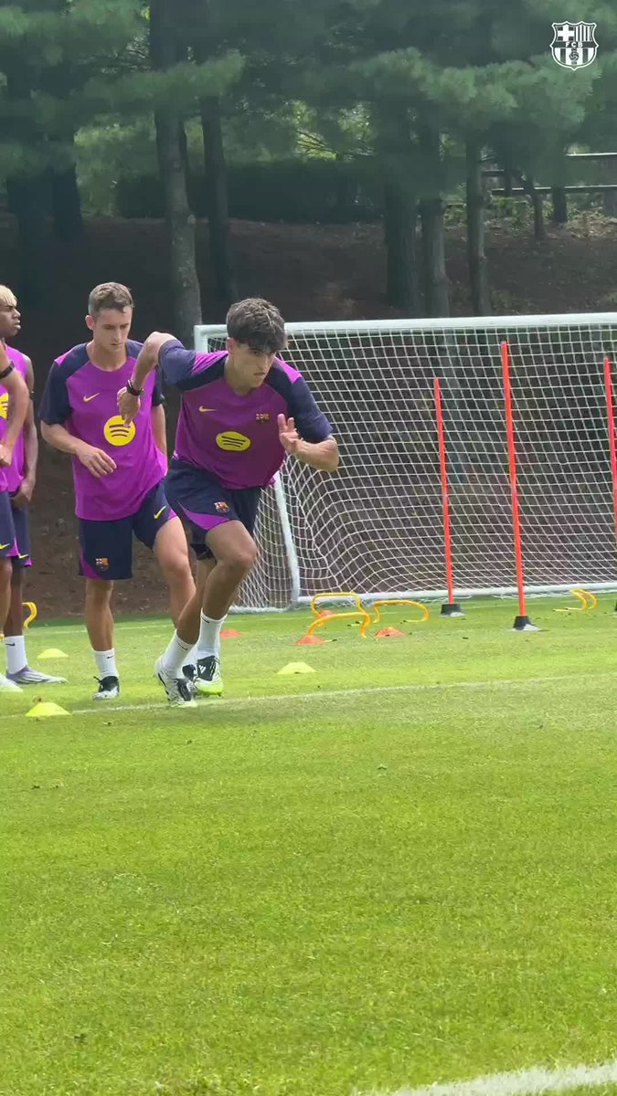 Un entreno más antes de afrontar el último partido de la pretemporada 💪