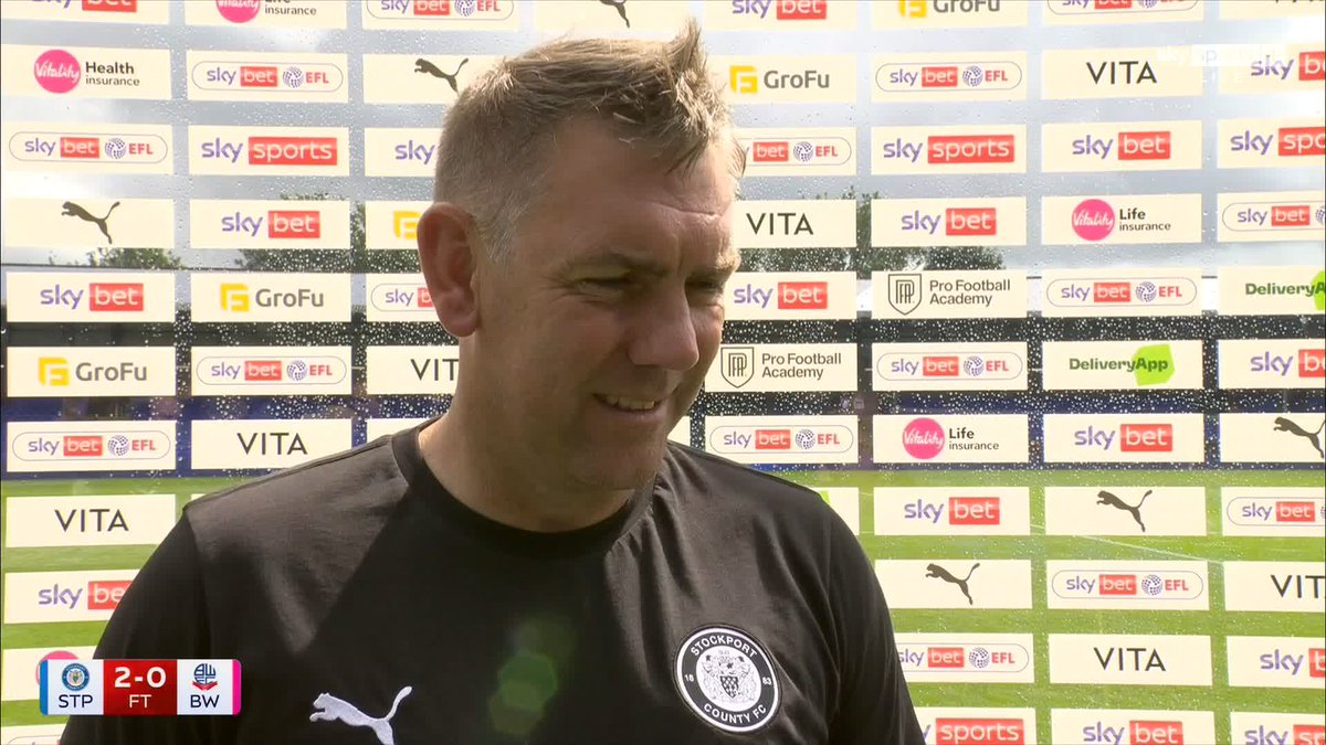 "We would have been lucky to go in level, and we were in front" 😬 Dave Challinor gives an honest assessment of his side's performance against Bolton 🎙️