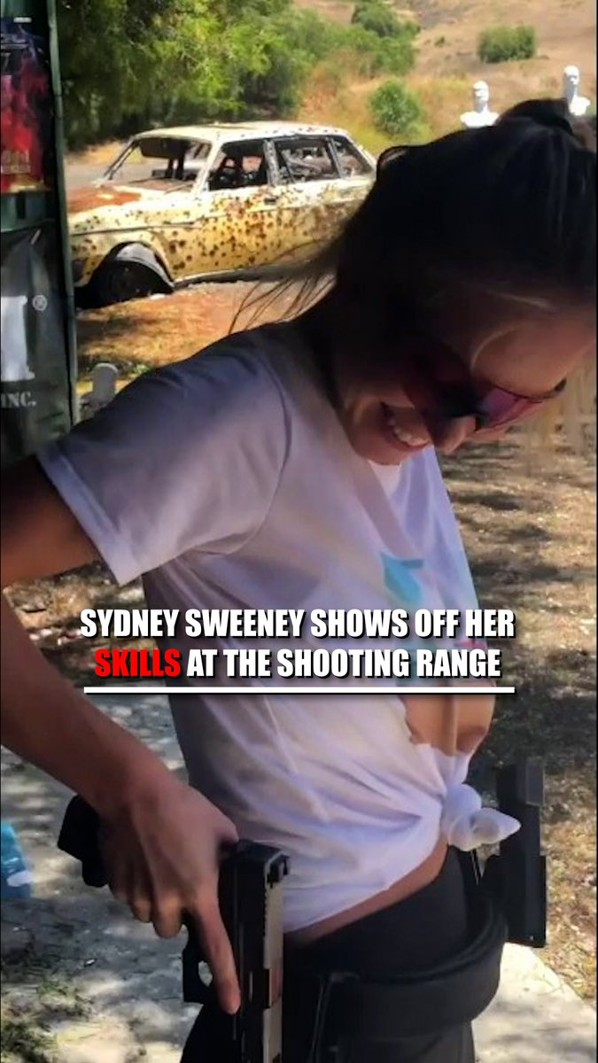TRIGGER WARNING: Taran Tactical is entering the chat on the American Eagle ad controversy — showing off Sydney Sweeney’s gun skills and asking fans to weigh in on how 'great' her time is between consecutive shots.
