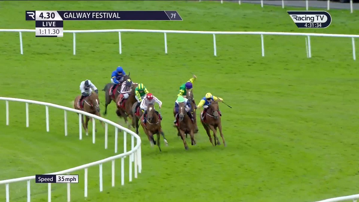 Off the mark ✅ Joltin (Elzaam) justifies favouritism in the Irish Stallion Farms Auction Series Maiden Galway Races 🟢🟡 Noel Meade Racing | Colin Keane