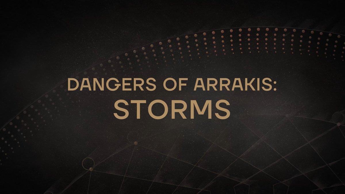 Destructive sandstorms are a threat to both you and your vehicles. 🌪️ In the Deep Desert, larger Coriolis Storms loom with even greater destructive power. Each week, the Coriolis Storm resets the landscape. #DuneAwakening