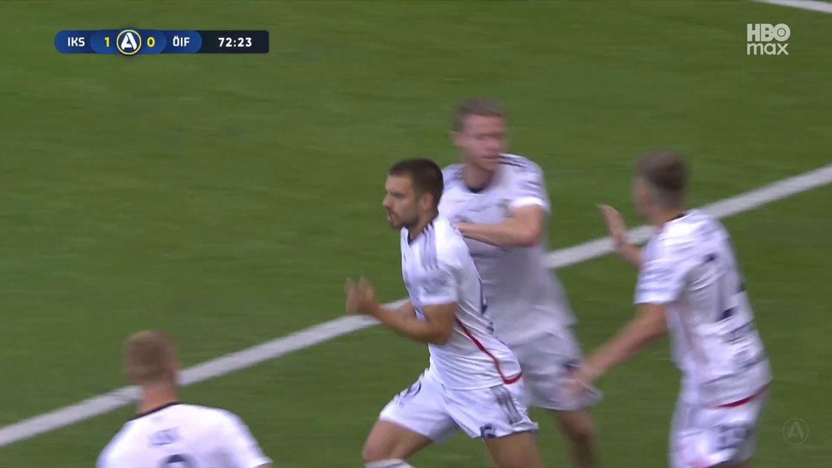 Kvitterat i Uppsala! Vladimir Rodic drar till med en läcker yttersida efter att ha fått bollen till skänks av Sirius Melker Heier 🔴🔵 📲 Se matchen på HBO Max
