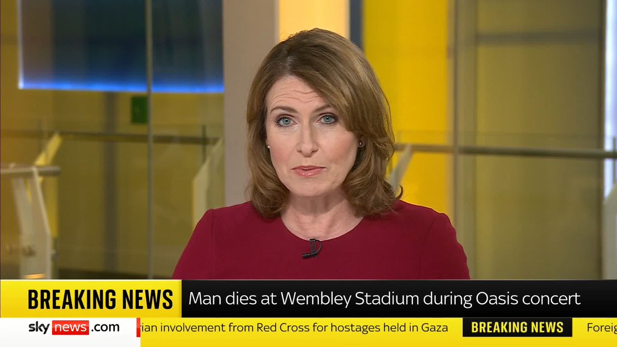 BREAKING: A man has died after falling at Wembley Stadium during last night's Oasis concert, according to the Metropolitan Police. JayneSeckerSky has the latest. Read more ➡️ 📺 Sky 501, Virgin 602, Freeview 233 and YouTube