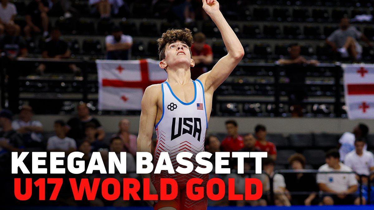Keegan Bassett Gets A Fall In The Finals To Become A U17 World Champ