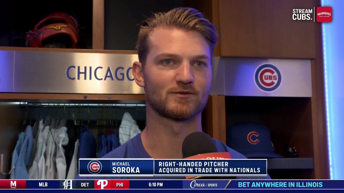 "This is an organization that I've always wanted to play for." Michael Soroka is excited to be on the Cubs!