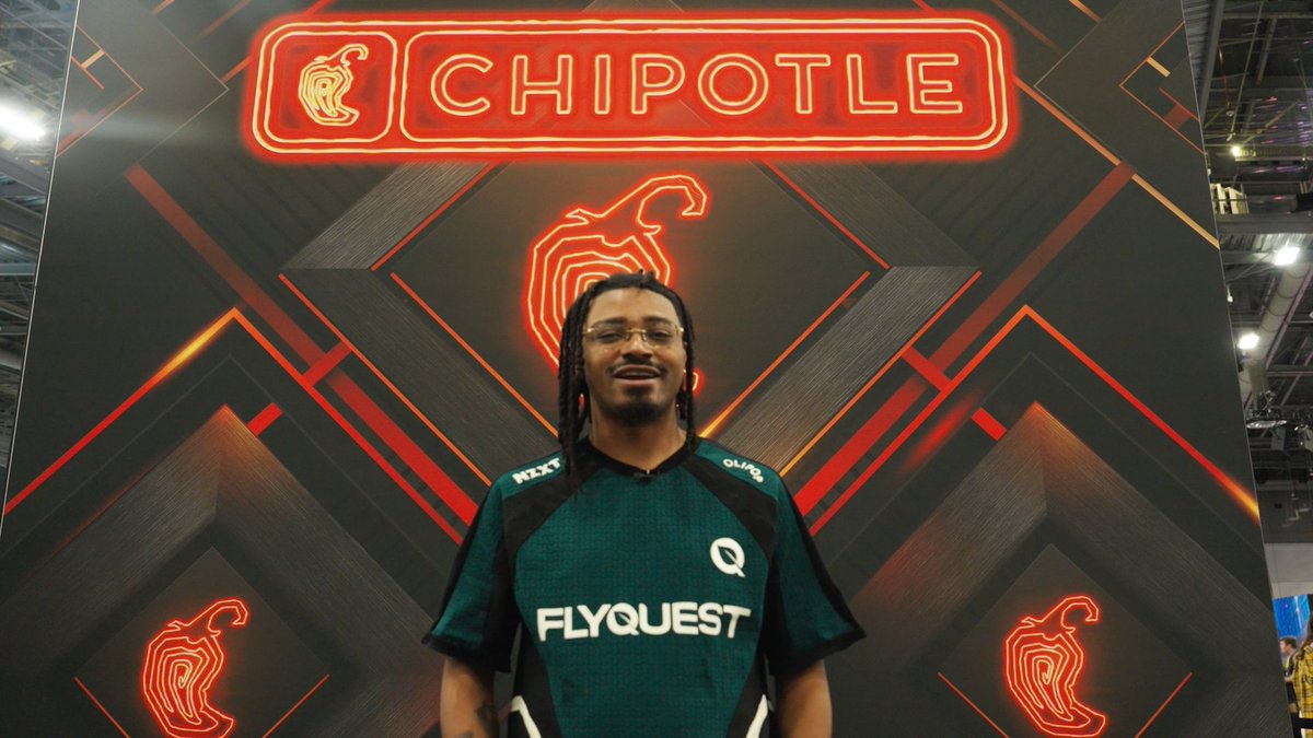 much love to Chipotle for having me. Chopped it up with all of you and that @play2xko showmatch was straight fire. Shoutout to Chipotle for making it all happen! Chipotle Partner