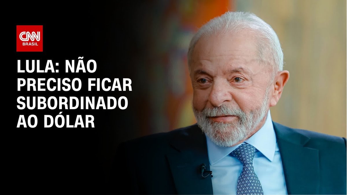 Lula: Não preciso ficar subordinado ao dólar; assista #AgoraCNN