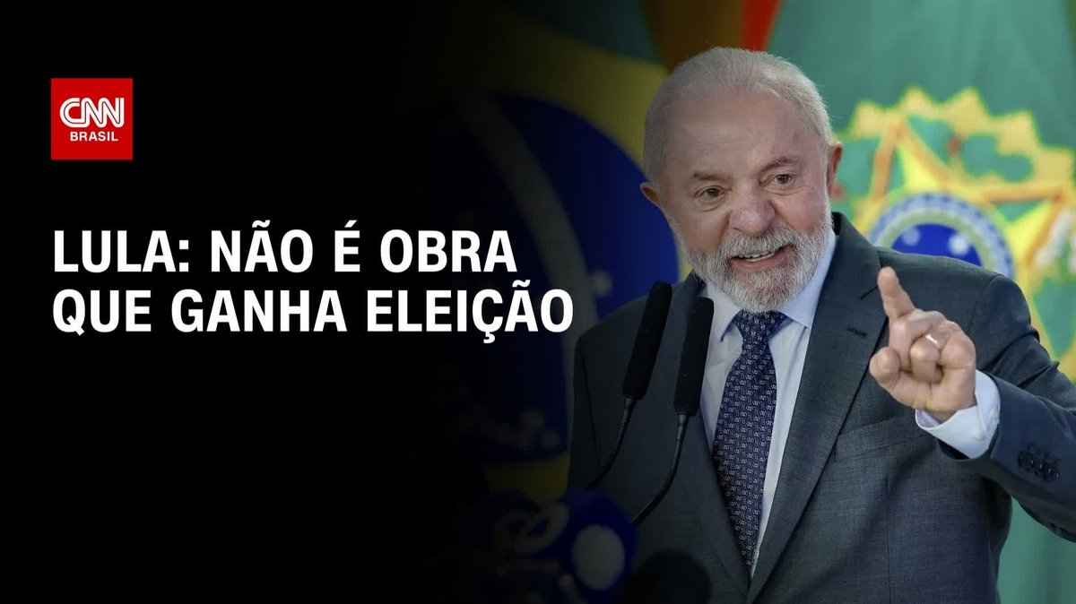 Lula: não é obra que ganha eleição; assista #AgoraCNN