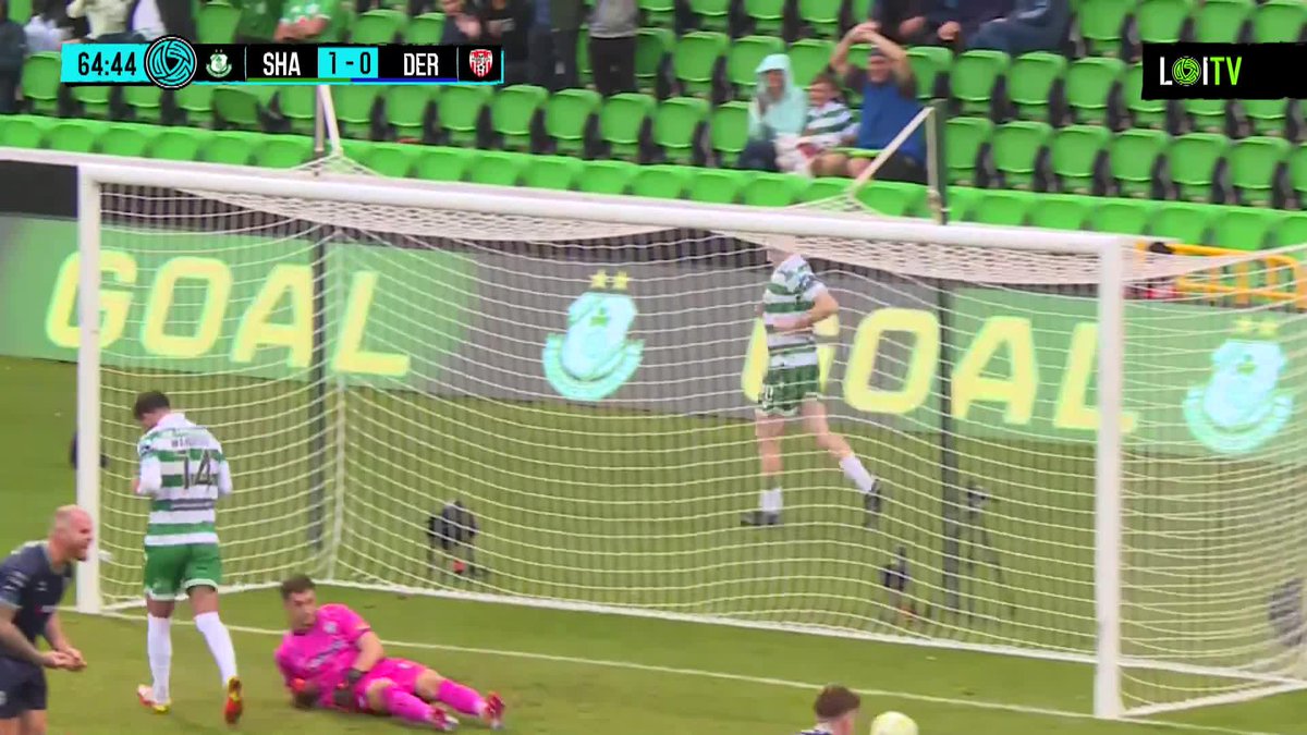 It's that man again! Rory Gaffney doubles Shamrock Rovers lead!