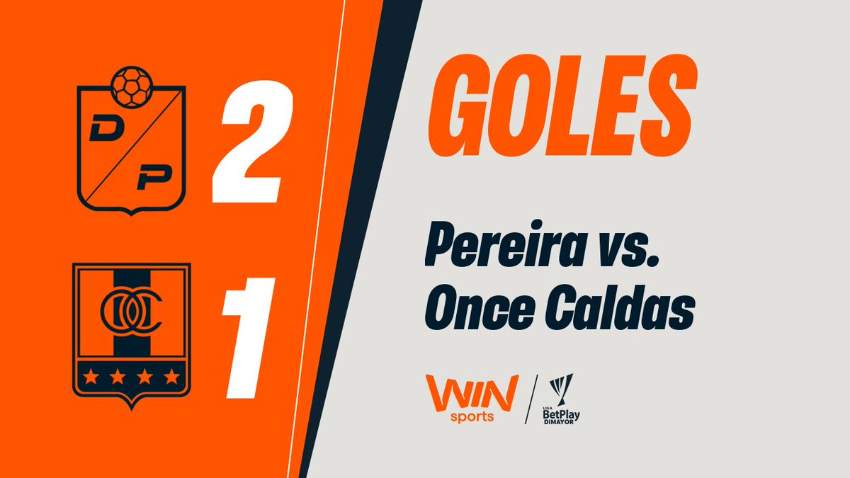 💛❤️🔥¡El clásico cafetero fue para el ‘Grande Matecaña’! Pereira venció 2 a 1 a Once Caldas en Hernán Ramírez Villegas por la fecha 5 de #LALIGAxWIN. ⚽Los goles en el ‘Matecaña’ los hicieron Jhon Largacha y Yesus Cabrera, mientras, Michael Barrios marcó el gol del ‘Albo’.