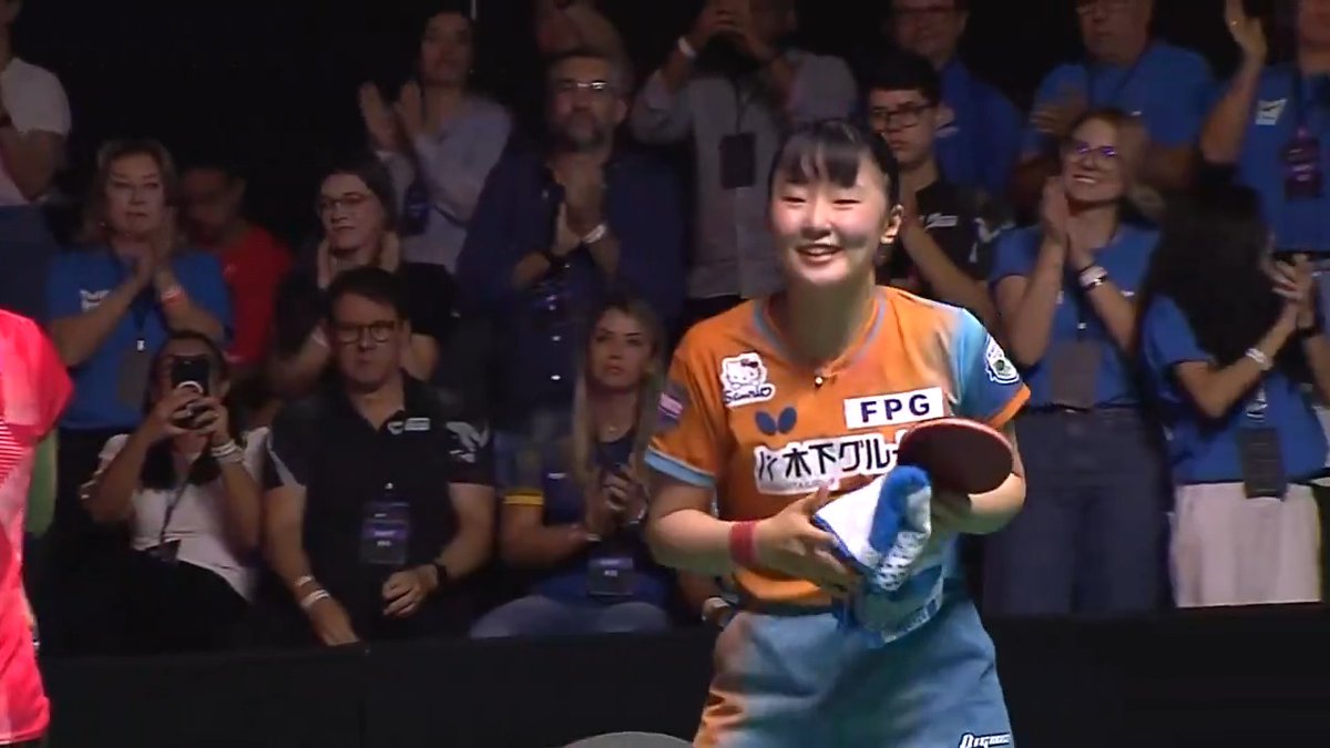17歳 #張本美和 長﨑美柚との接戦を制して 2大会連続の二冠👑👑達成❗️ #WTTフォズ・ド・イグアス🇧🇷 女子シングルス決勝 🇯🇵#張本美和 4-2 #長﨑美柚🇯🇵 9-11/11-9/11-5/5-11/11-9/11-9 試合結果はこちら➡︎ #卓球 #テレ東